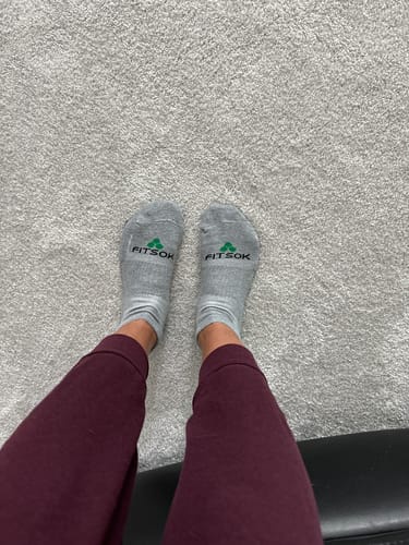 Customer photo review of CF2 Cushion Gray (3 pair pack)