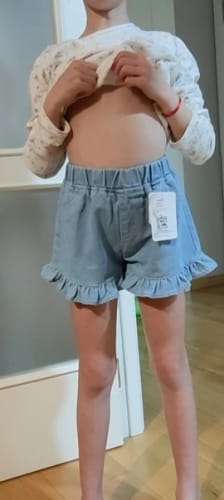 Customer photo review of Summer Ruffle Shorts