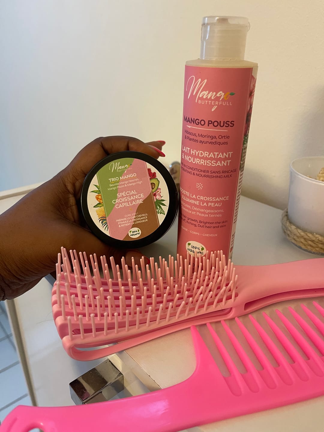 Customer photo review of Lait hydratant et nourrissant - POUSS