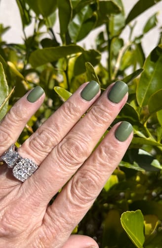 Customer photo review of Matte Top Coat