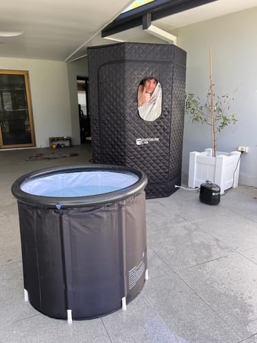 Customer photo review of ExposureLab® Steam Sauna (HeatLab®)
