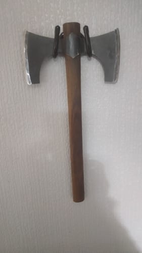 Customer photo review of Double Bit Viking Axe