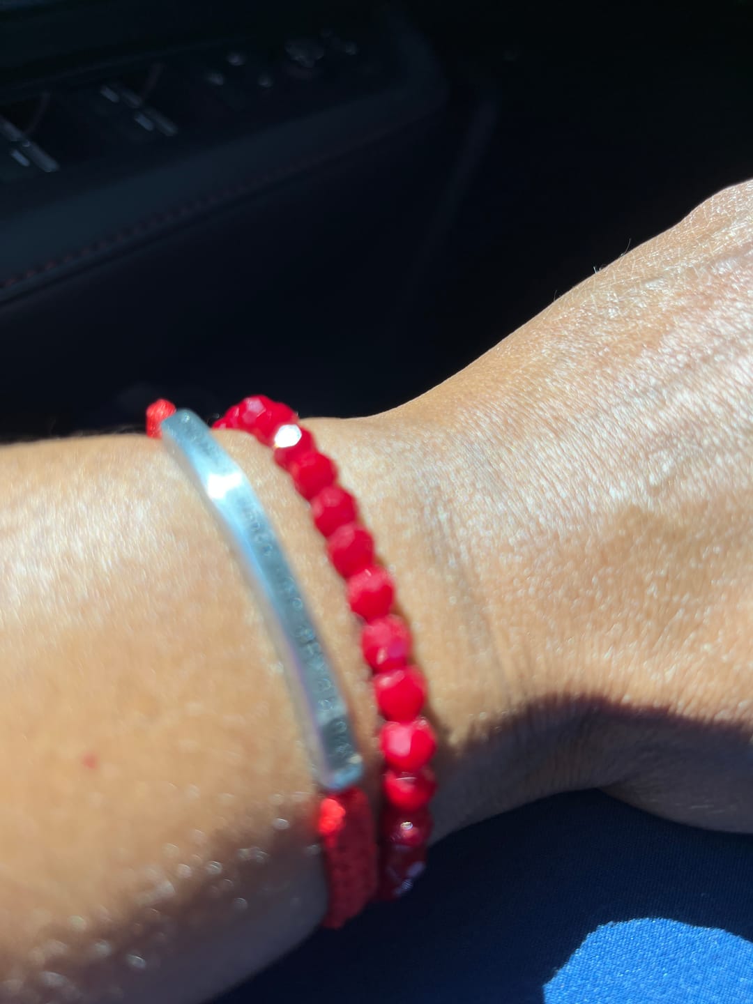 Customer photo review of SHE BELIEVED SHE COULD SO SHE DID ROPE BRACELET