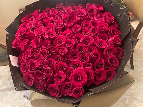 Customer photo review of Red Rose Bouquet - Valentines