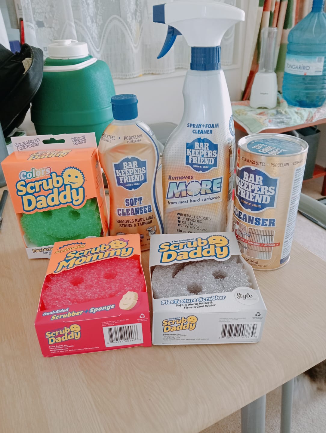 Customer photo review of Double Trio - Bar Keepers Friend x Scrub Daddy