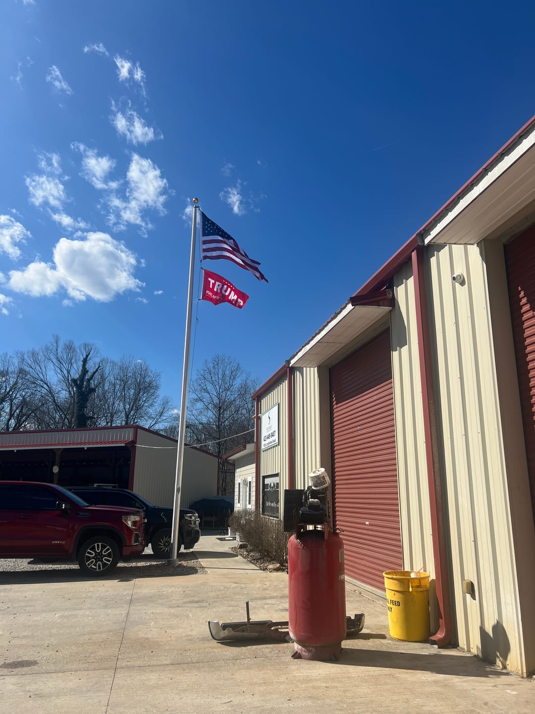Customer photo review of 30 ft. Commercial Aluminum Flagpole Rated to 115 mph - Lifetime Shaft Warranty - Made in USA