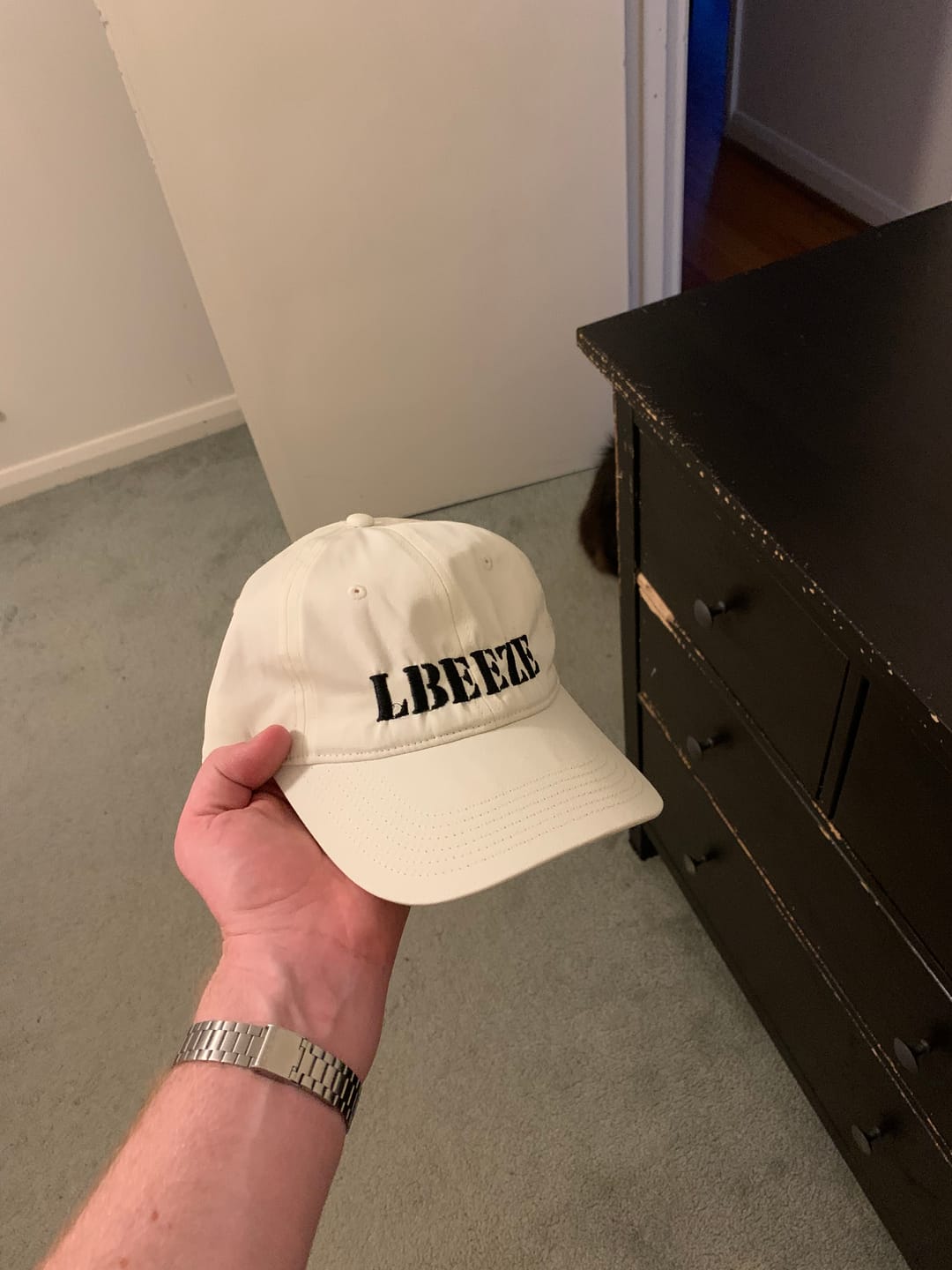 Customer photo review of CUSTOM BASEBALL CAP