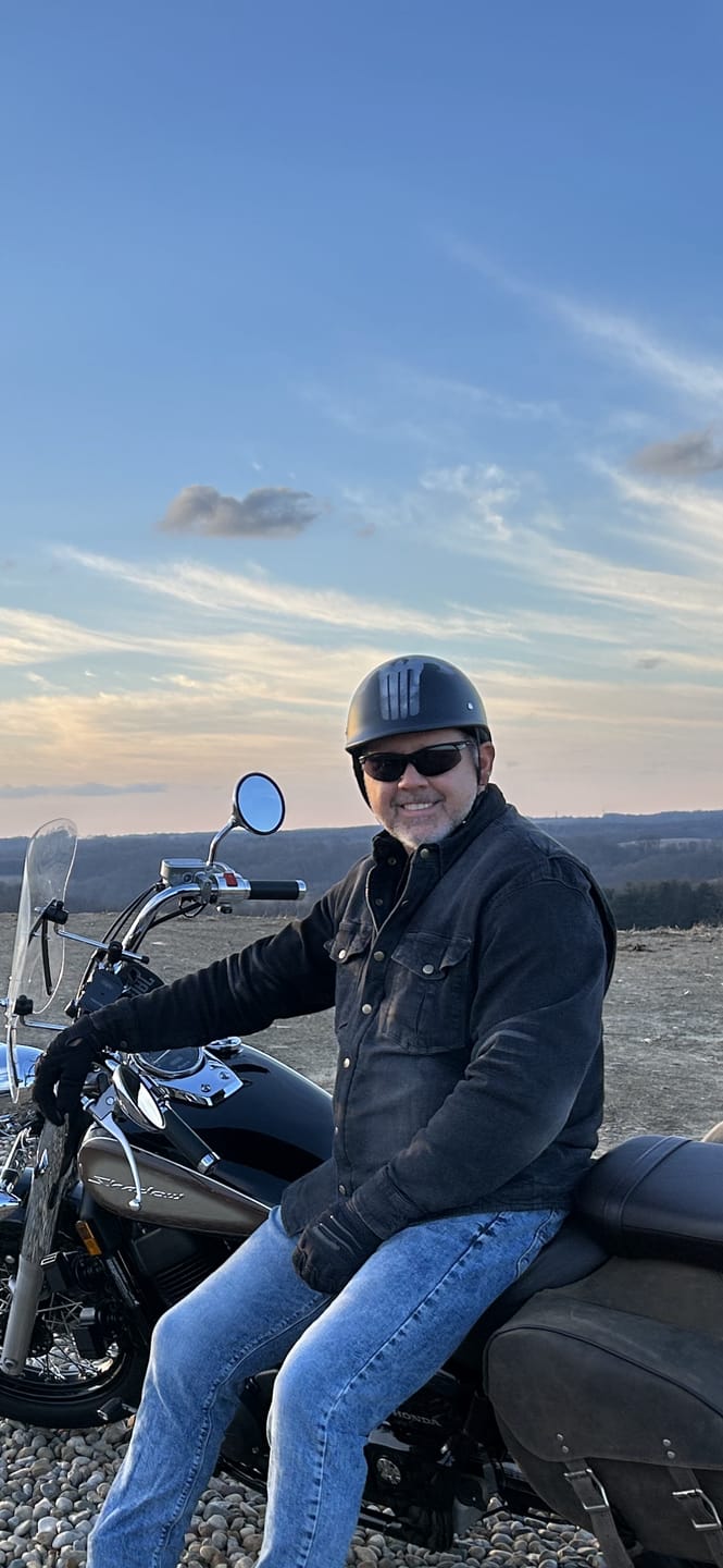 Customer photo review of Smallest & Lightest DOT Open Face Polo Helmet - Punisher Style