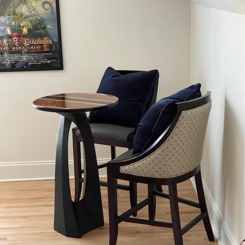 Customer photo review of Counter Table Base 610 Tulipe 36H Mid-Century Modern Style