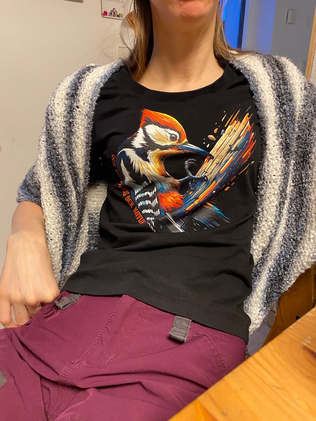 Customer photo review of Rhythmus der Natur - Damen Premium Bio Shirt