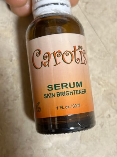 Customer photo review of Carotis Brightening Serum 30ml