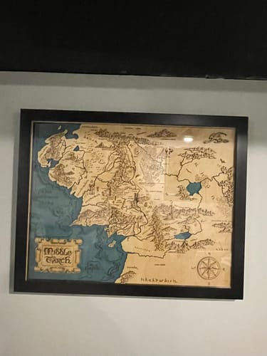 Customer photo review of 3D MIDDLE EARTH MAP