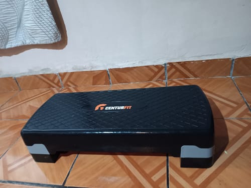 Customer photo review of Step Banco Aerobics Fitness Crosfit 9.5 A 15 Cm Ajustable