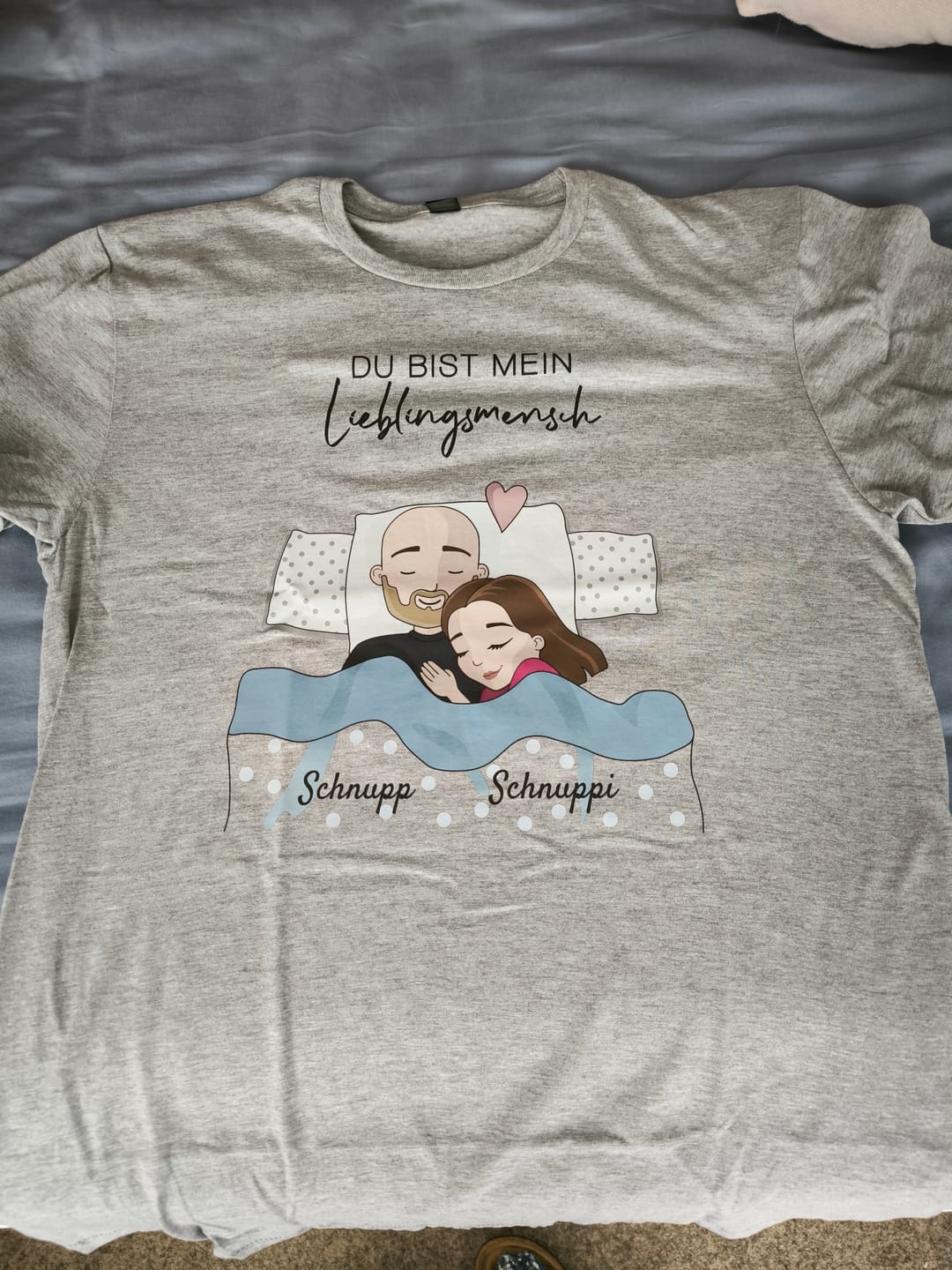 Customer photo review of Schlafmützen - Personalisiertes T-Shirt