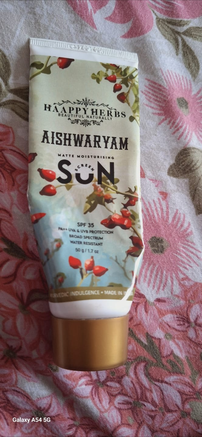 Customer photo review of Aishwaryam SPF50  Powerful,weightless & Moisturizing Sunscreen  , Pa++,uva& Uvb Protection