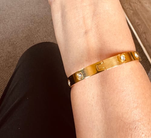 Customer photo review of The Allegra Bangle