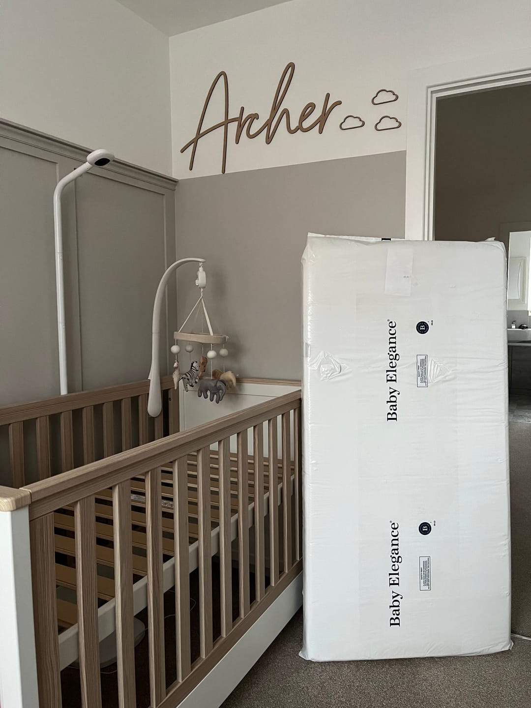 Customer photo review of Cot Bed Mattress - Stratus - 70 x 140 x 10cm