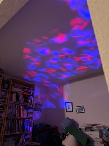 Customer photo review of Projecteur d'aurores boréales et de vagues océaniques 2 en 1