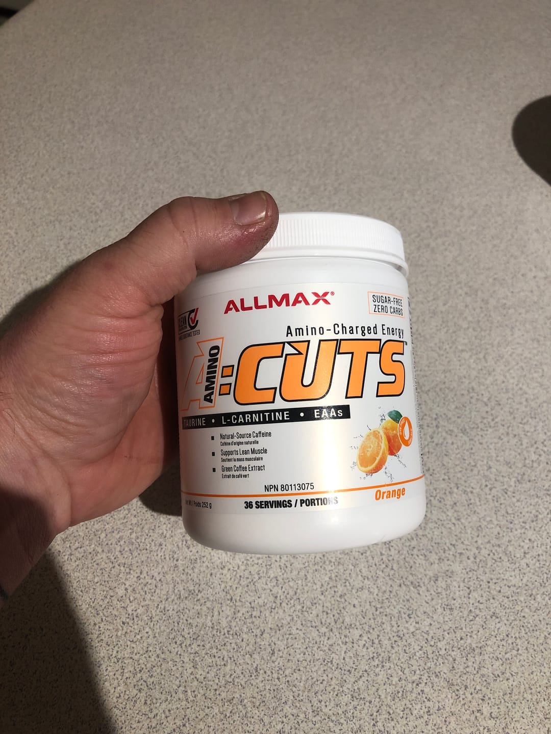 Customer photo review of Allmax - A-CUTS 252g