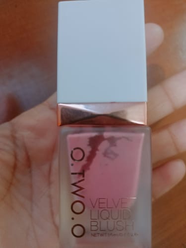 Customer photo review of O.TWO.O LIQUID BLUSH