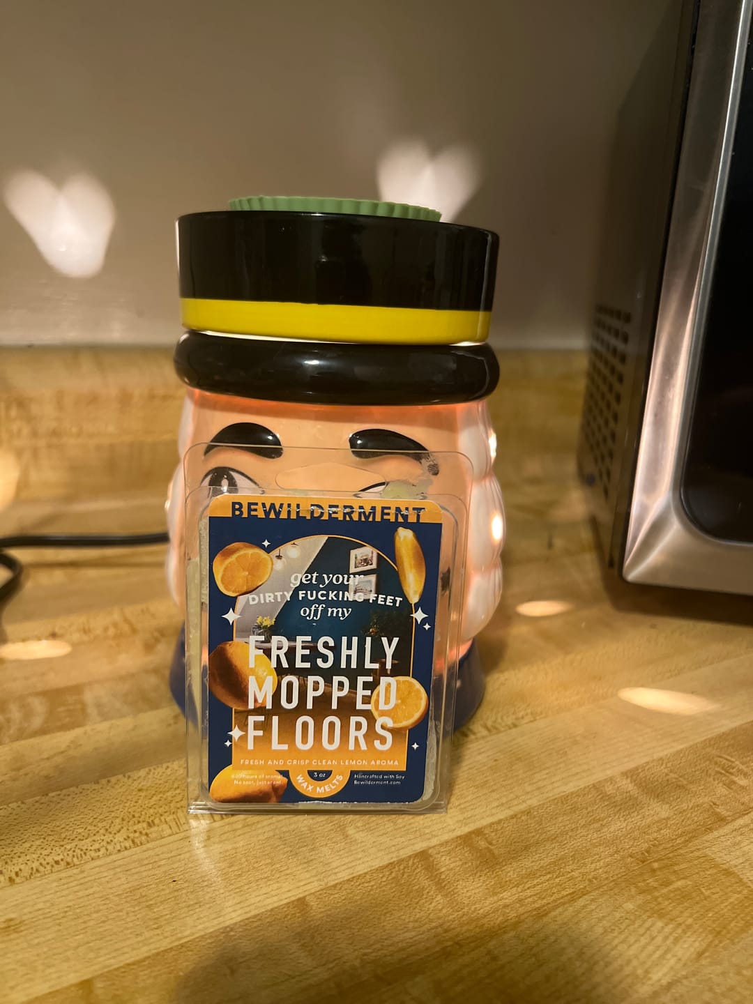 Customer photo review of Freshly Mopped Floors Wax Melts