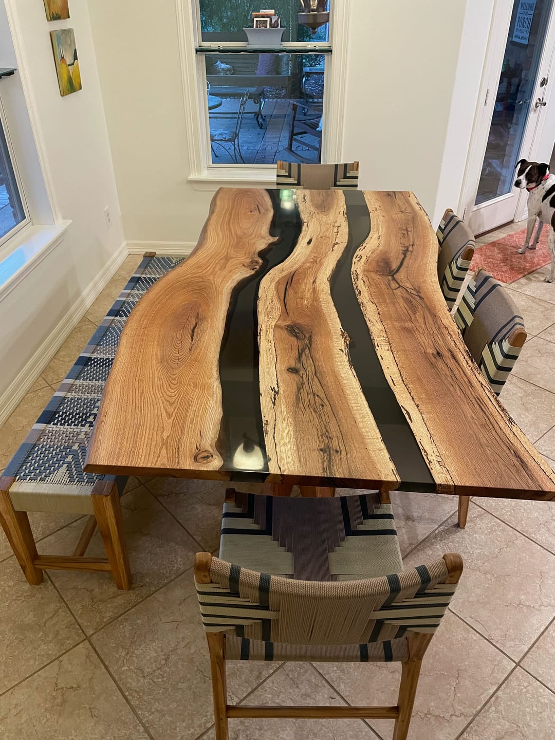 Customer photo review of Santa Cruz Bench | Serena Pattern