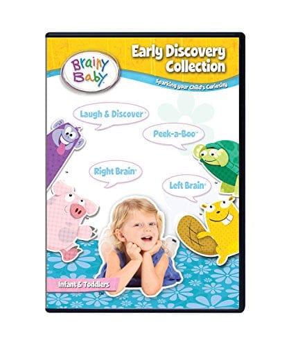Customer photo review of SAVE $9.97!  Brainy Baby Early Discovery 4 DVD Pack: Sparking Your Child's Curiosity Deluxe Edition