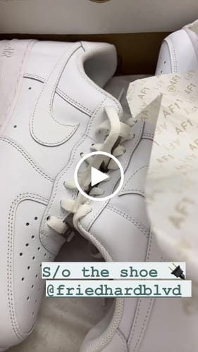 Customer video review of Air Force 1 Triple White -