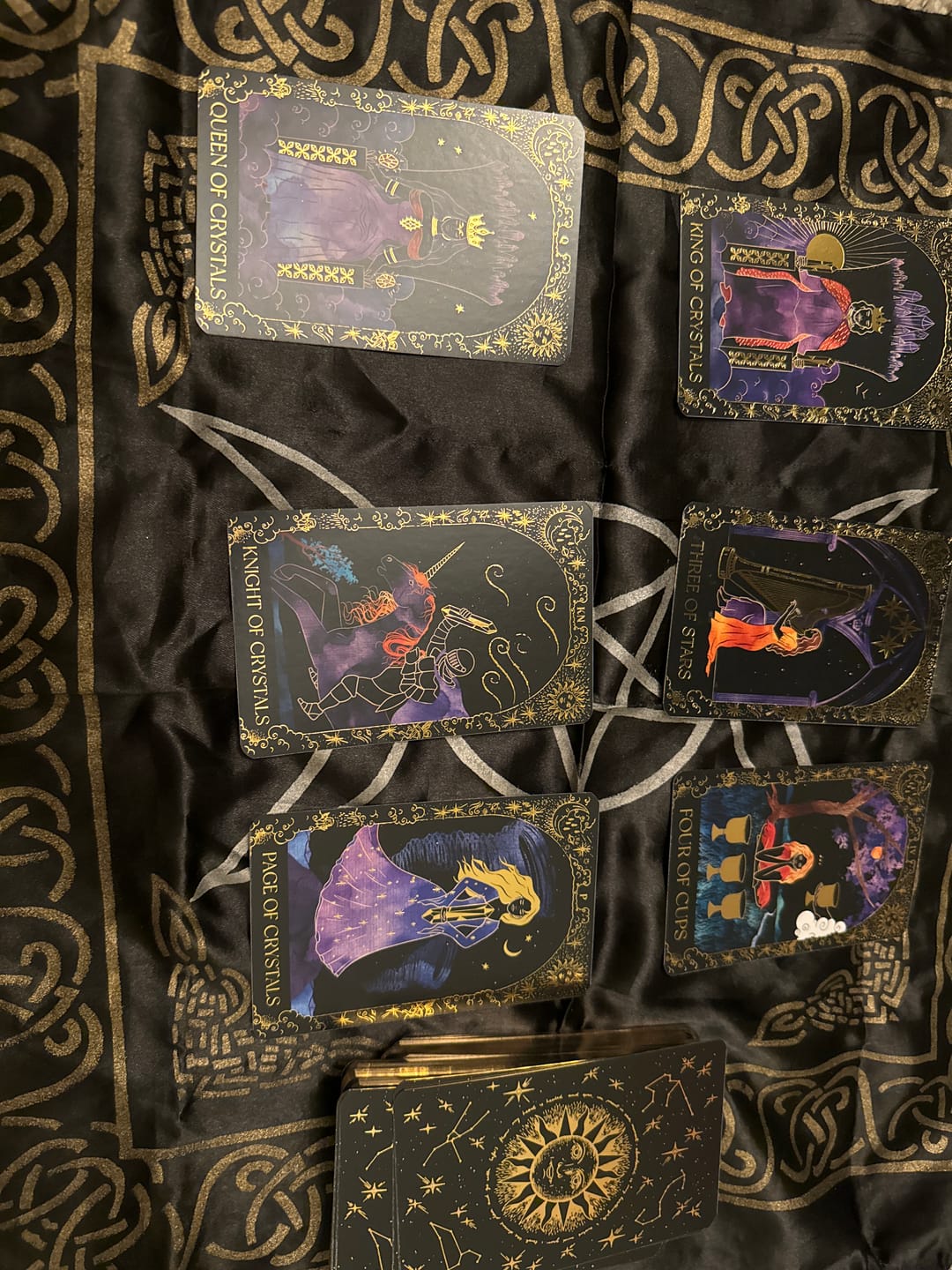Customer photo review of Dreamy Moons Tarot