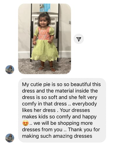 The Nesavu customer review from Swetha