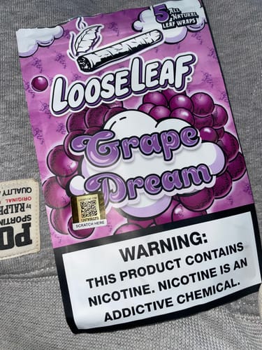Customer photo review of Grape Dream LooseLeaf Wraps (40 Count)