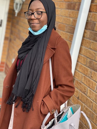 Customer photo review of HH Works Fatima & Rebecca Women's Scrub Set