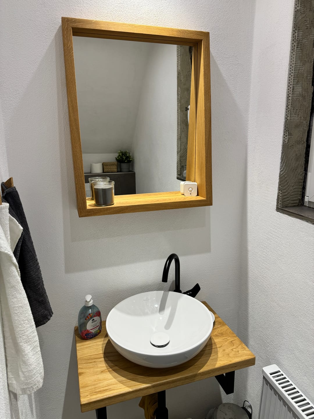 Customer photo review of Spiegelrahmen ARTUS aus Holz