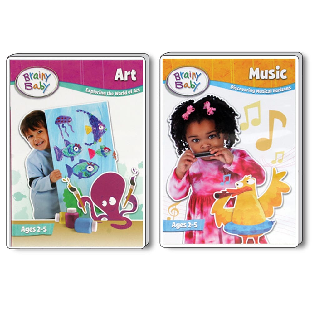 Customer photo review of SAVE $9.99!  Brainy Baby Art DVD and Music DVD Deluxe Edition Bundle of 2