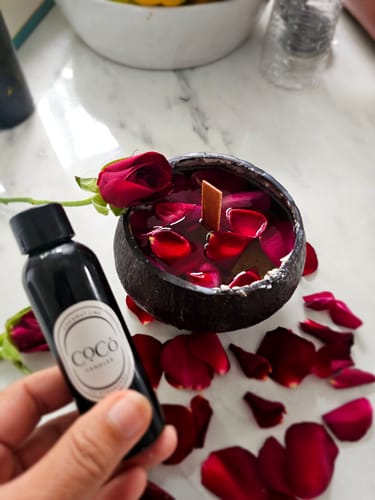 Customer photo review of Refill Candle Making Kit - Coco Soy Wax Blend & 60ml Fragrance