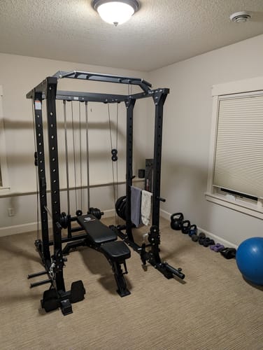 Customer photo review of Major Fitness PLM03 All-In-One Home Gym Power Rack