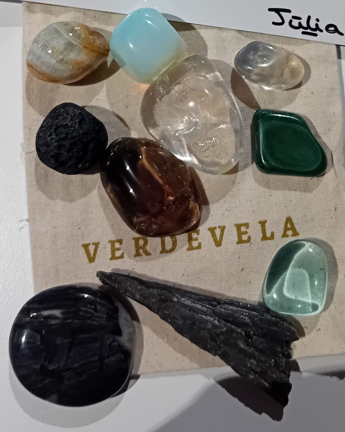 Customer photo review of Obsidiana azul Rodado | Intuición - Comunicación