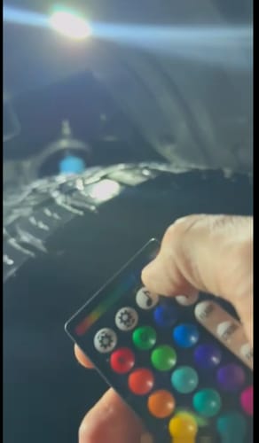 Customer photo review of Premium RGB+W Rock Lights