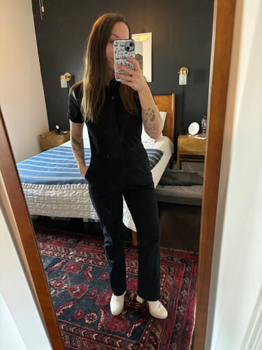 Customer photo review of Pit Crew Jumpsuit Black