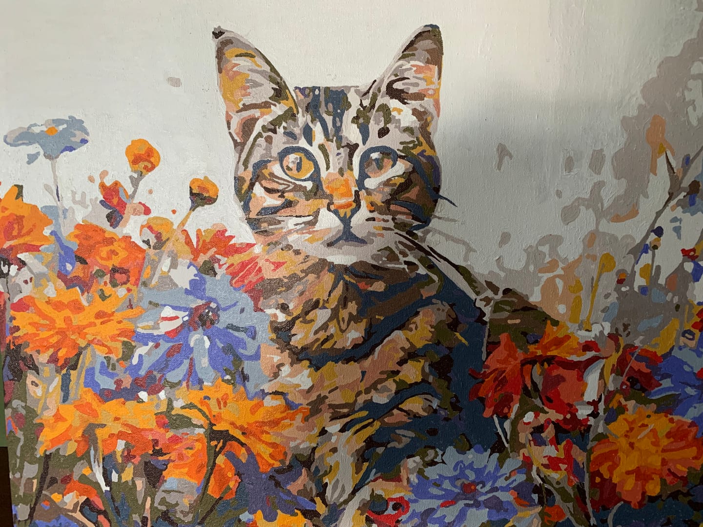 Customer photo review of Floral Chartreux Cat
