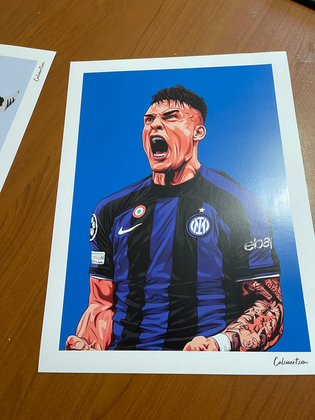 Customer photo review of LAUTARO ESULTANZA DERBY CHAMPIONS LEAGUE