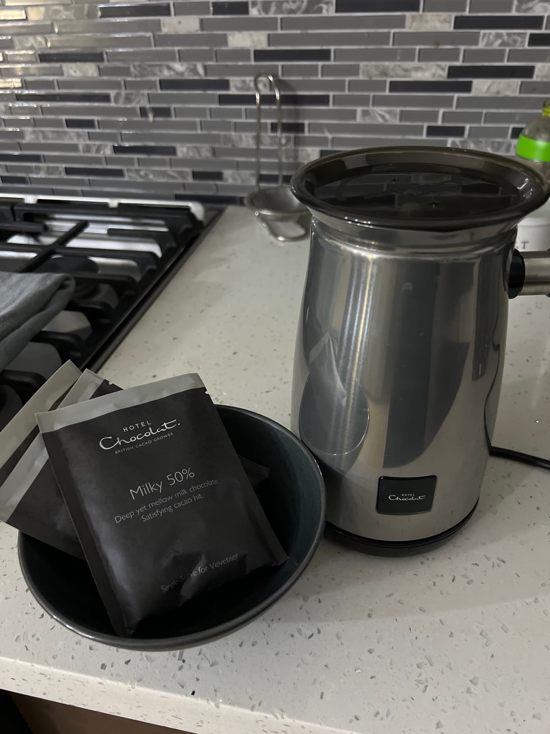 Customer photo review of Milky 50% Hot Chocolate Flakes