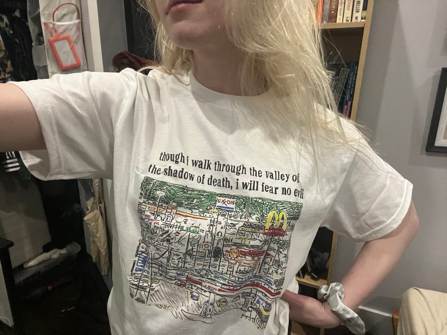 Customer photo review of FEAR NO EVIL TEE