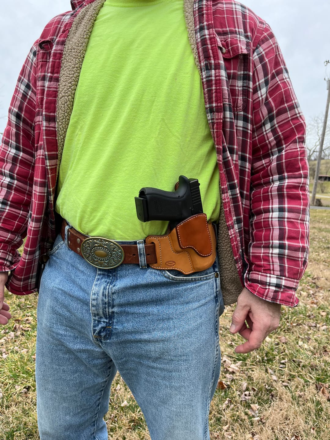 Customer photo review of Cross Draw Holster