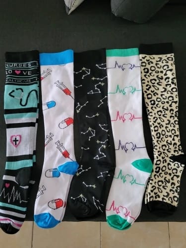 Customer photo review of Socky Mate™ Compression Socks