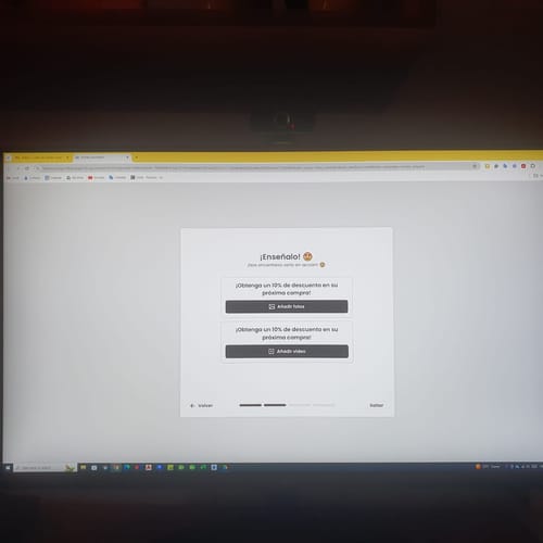 Customer photo review of Monitor LG 32" QHD 2560 x 1440p, 16:9, 75Hz, 5ms; entradas: HDMI x2, 32QN600