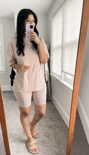 Customer photo review of The Snuggi Sandals