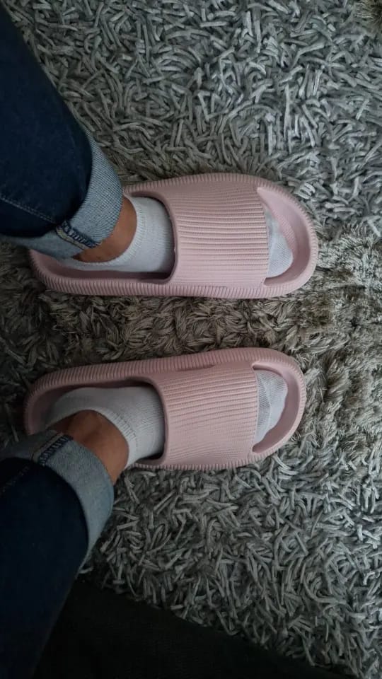 Customer photo review of The Snuggi Sandals