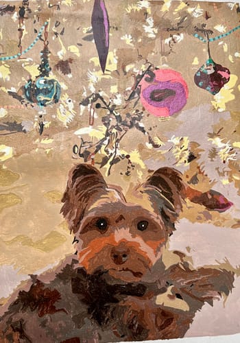 Customer photo review of Custom Paint By Numbers Kit - Upload Your Photo - Brush Set Included