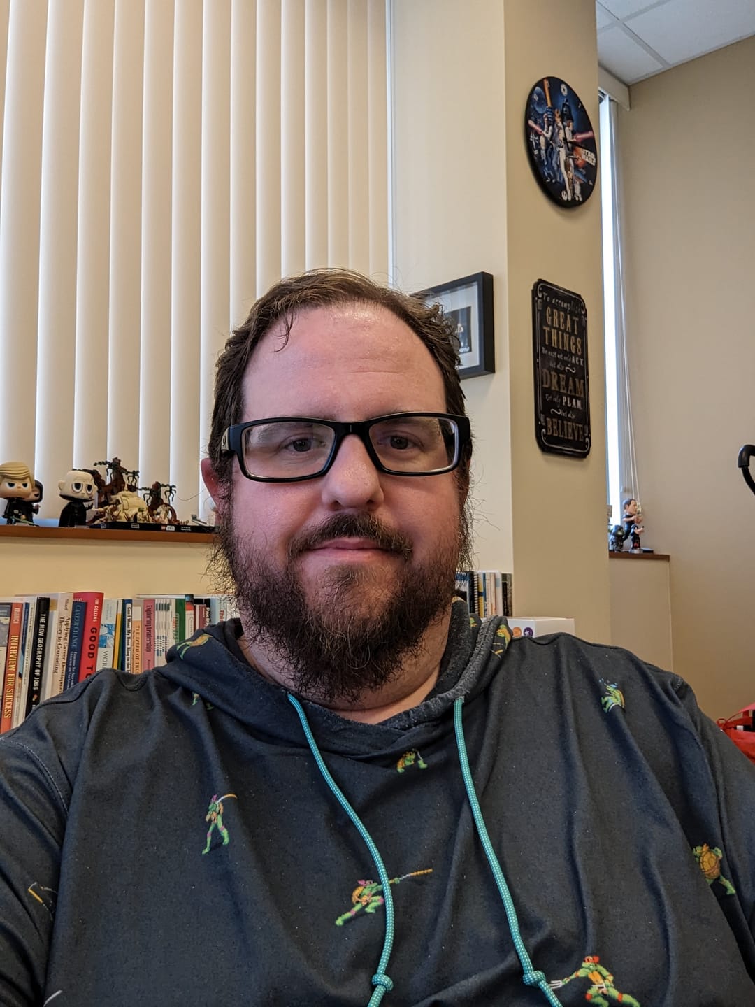 Customer photo review of Teenage Mutant Ninja Turtles "Choose Your Turtle (At Night)" – Performance Hoodie